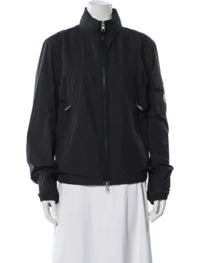 Pre-owned Moncler Windbreaker Jacket In Black