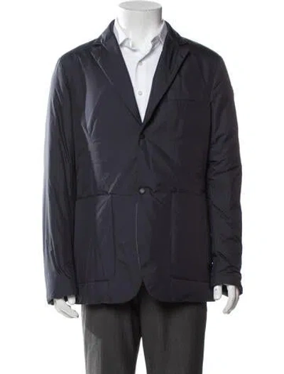 Pre-owned Moncler Windbreaker W/ Tags In Blue
