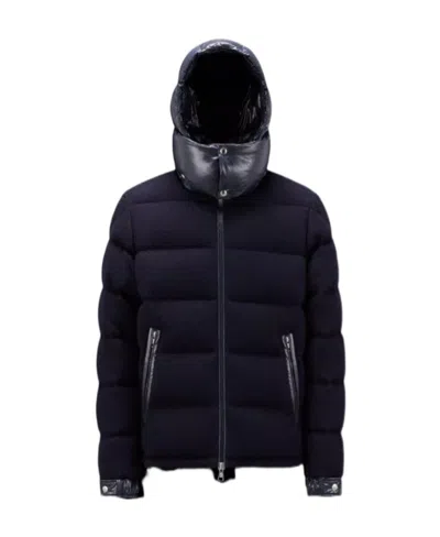 Moncler Winniped Quilted Wool Jacket In Blue