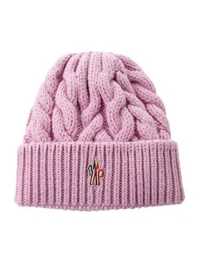Pre-owned Moncler Winter Beanie W/tags W/tags In Pink