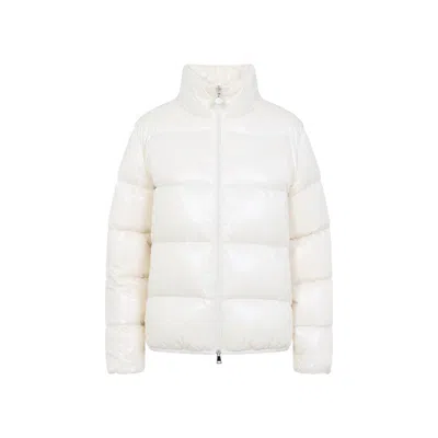 Moncler Beige Abbadia Polyamide Jacket In Neutral