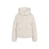 Moncler Womens Cream Dais Chenille-texture Shell-down Jacket In Beige