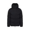 Moncler Forez Padded Stand-up Collar Jacket In Black