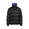 Moncler Black Dervox Short Down Jacket In Grey
