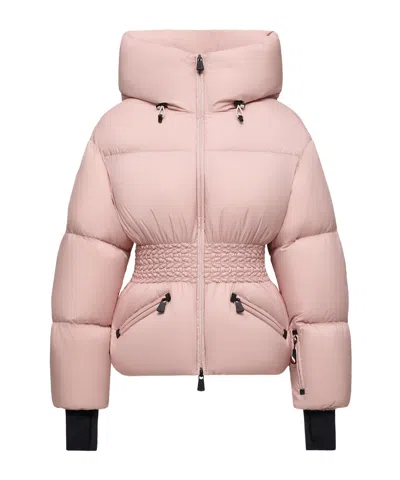 Moncler Wollemi Hooded Down Ski Jacket In Pink