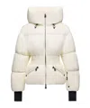 Moncler Wollemi Hooded Down Ski Jacket In White