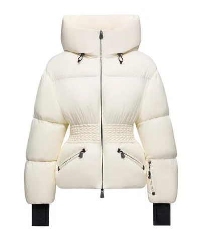 Moncler Wollemi Hooded Down Ski Jacket In White