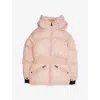 Moncler Light Pink Wollemi Long-sleeve Shell-down Jacket 8- In Pink