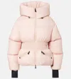 Moncler Wollemi Quilted Down Ski Jacket In Pink