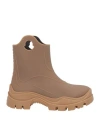 Moncler Misty Rubber Rain Boots In Beige