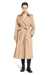 Moncler Barbentane Lightly Padded Trench Coat In Beige