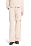 Moncler Beige Drawstring Lounge Pants In Beige