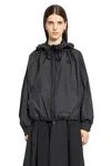 Moncler Auxonne Matte Nylon Hooded Windbreaker In Black