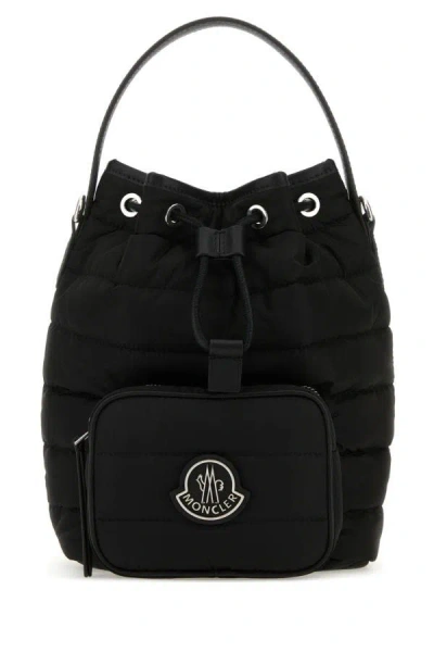 Moncler Woman Black Nylon Kilia Bucket Bag