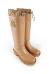 Moncler Kickstream Knee-high Rain Boots In Multi