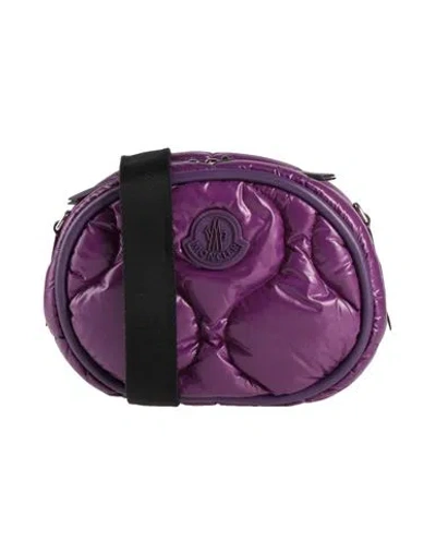 Moncler Woman Cross-body Bag Mauve Size - Polyamide In Purple
