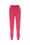 Moncler Fuchsia Wool Joggers In Pink