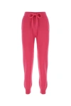 Moncler Fuchsia Wool Joggers In Pink