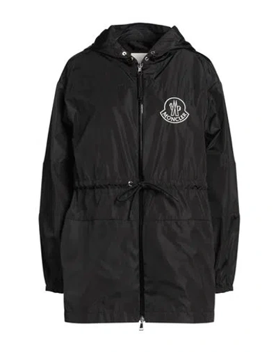 Moncler Woman Jacket Black Size 3 Polyamide In Black