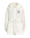 Moncler Woman Jacket Ivory Size 2 Polyamide In White
