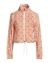 Moncler Rain Jacket In Orange