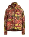 Moncler Woman Jacket Rust Size 2 Polyamide In Red