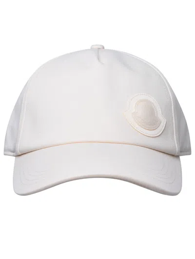 Moncler Cream Cotton Hat