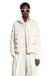 Moncler Woman Off-white Jackets In White