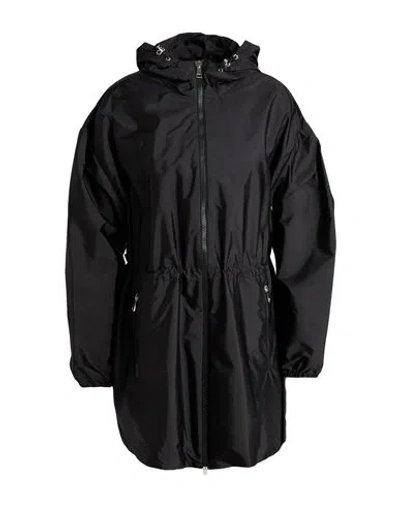 Moncler Woman Overcoat & Trench Coat Black Size 4 Polyamide