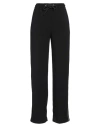 Moncler Pressed-crease Straight-leg Trousers In Black