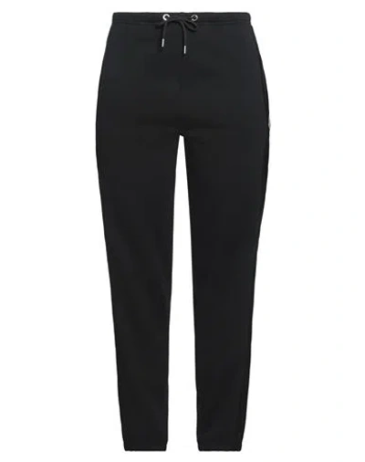 Moncler Woman Pants Black Size M Cotton, Polyamide