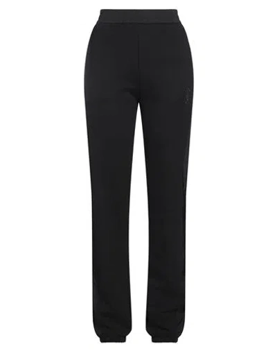 Moncler Logo-trim Cotton Track Pants In Black