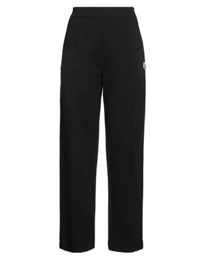 Moncler Woman Pants Black Size Xl Viscose, Polyamide, Elastane, Virgin Wool