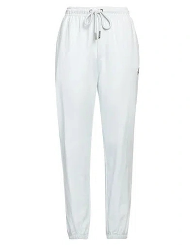 Moncler Woman Pants Sky Blue Size M Cotton