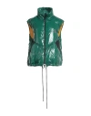 Moncler Woman Puffer Green Size 3 Polyester