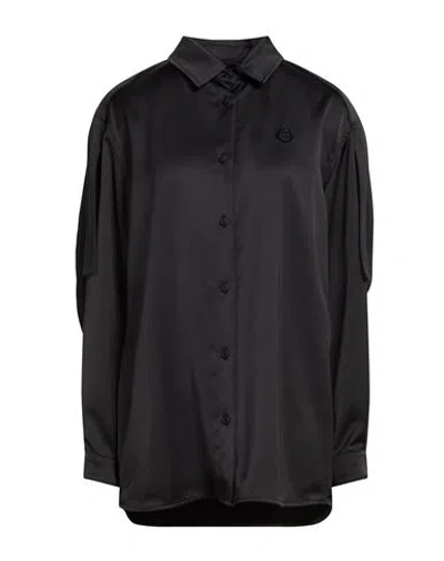 Moncler Woman Shirt Black Size 2 Polyester
