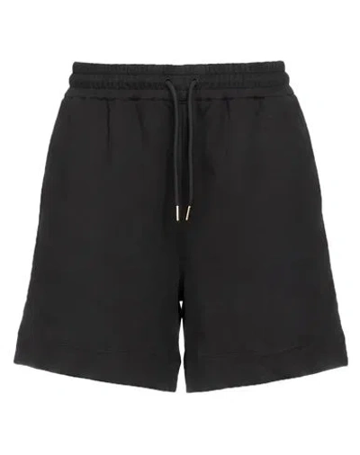 Moncler Woman Shorts & Bermuda Shorts Black Size Xs Cotton
