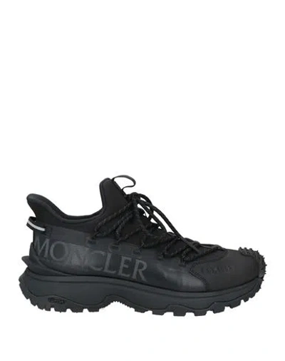 Moncler Black Nylon Sneakers
