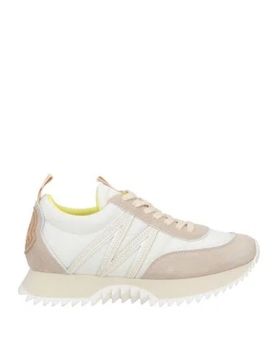 Moncler Pacey Sneakers In Nylon And Suede Leather. In Multi