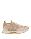 Moncler Pacey Metallic Runner Sneakers In Grey