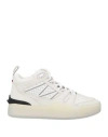 Moncler Pivot Leather Sneakers In White