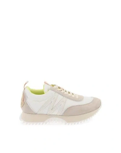 Moncler Pacey Sneakers In Nylon And Suede Leather. In Multi