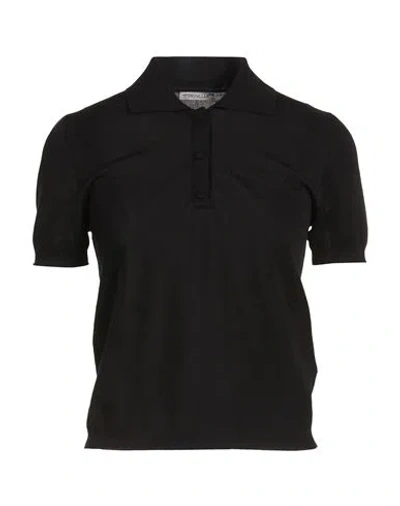 Moncler Woman Sweater Black Size M Cotton, Polyester