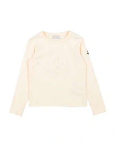 Moncler Woman T-shirt Ivory Size 8 Cotton In Neutral