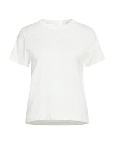 Moncler Woman T-shirt White Size M Cotton