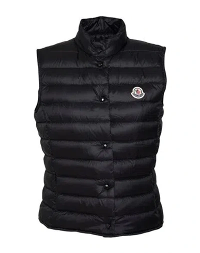 Moncler Woman Vest Black Size 0 Polyamide