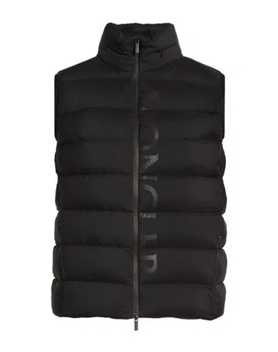 Moncler Woman Vest Black Size 1 Polyamide