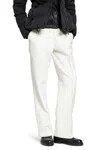 Moncler Woman White Trousers In White