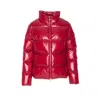 Moncler Women Abbadia Down Jacket In Red