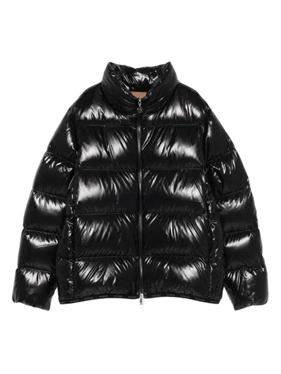 Moncler Women Abbadia Short Down Jacket In Black